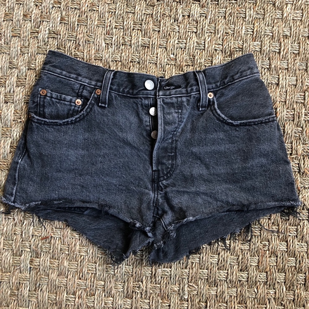 Levis high waisted shorts
